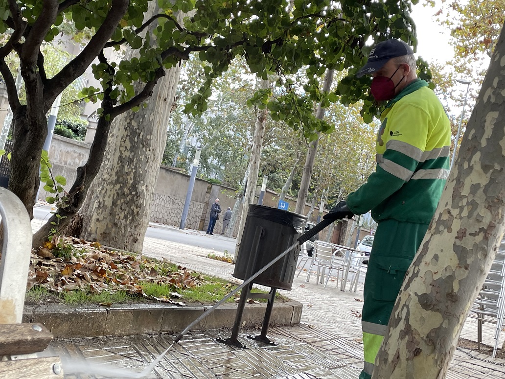 Igualadin residents rated the cleaning and municipal waste collection service with 7.41